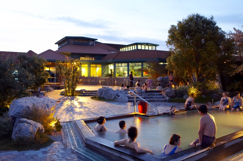 Polynesian Spa. Thermal hot springs and health spa, Rotorua