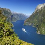 Cruise ship in Milford Sound, Fiordland National Park, New Zealand